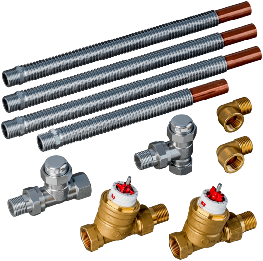 Verschildrukafhankelijke ventielset